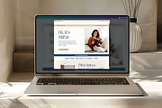 Author Website Canva Template, a Landing Page Template by Creatif Foundry (Thumbnail 2 of 9)