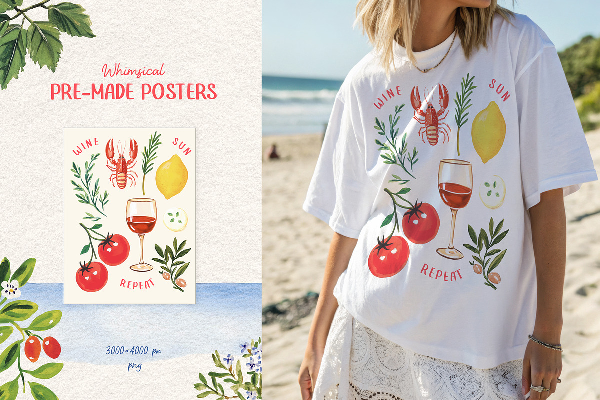Whimsical Summer collection, a Seasonal Illustration by Polli Deeva (Photo 10 of 13)