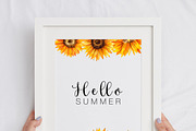Watercolor Sunflowers Collection, an Illustration by Art Dari Autumn (Thumbnail 10 of 15)