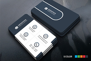 Flat Corporate Business Card