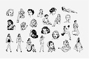 Women of Comics Illustrations V2, an Illustration by FM Era Studio (Thumbnail 3 of 6)