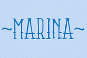 MARINA, a Serif Font by Pan Cabaj (Thumbnail 1 of 5)