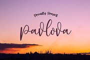 Pavlova Script, a Script Font by adelaide (Thumbnail 1 of 5)