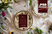 Wedding Menu Mockup Rustic Floral, a Product Mockup by McLittle Stock (Thumbnail 1 of 4)