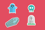 Halloween Stickers, an Illustration by patrickahardy (Thumbnail 3 of 3)
