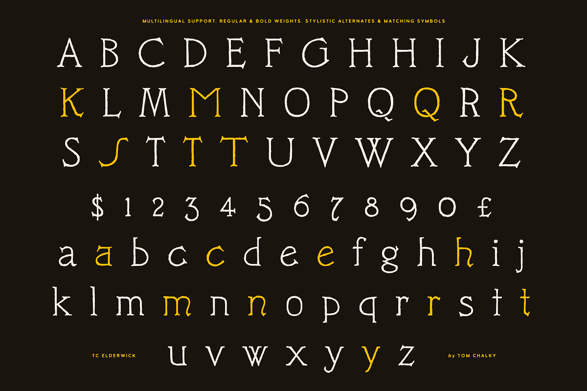 Elderwick - Fantasy Serif & Symbols!, a Serif Font by Tom Chalky (Photo 9 of 9)