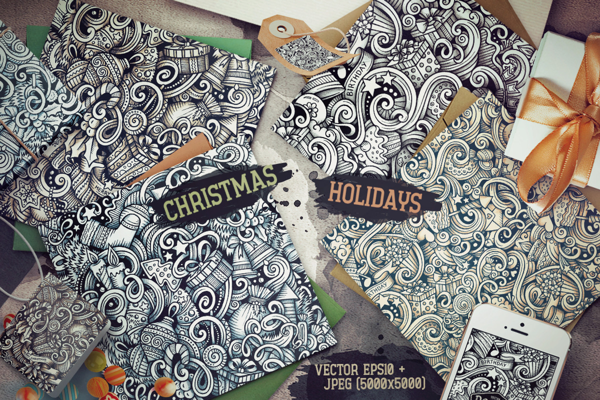 -75% Big Graphics Patterns Bundle #1, a Pattern Graphic by BALABOLKA (Photo 5 of 12)