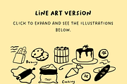 140+ Bread & Bakery Hand-Drawn Set, a Food Illustration by The Journey Atelier (Thumbnail 8 of 20)