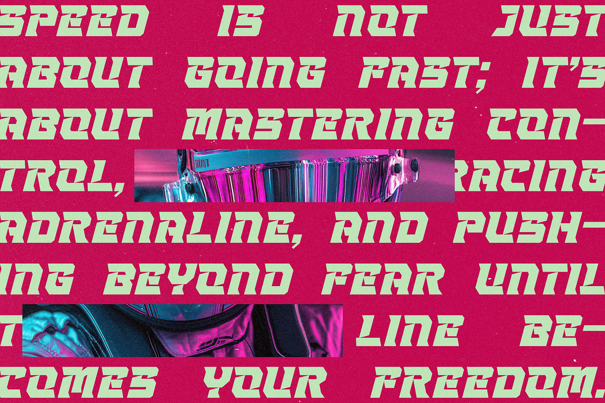 Strike Vortex Futuristic Racing, a Sans Serif Font by timelesstype.co (Photo 9 of 15)