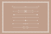 50 Floral Dividers Frames Set, a Decorative Illustration by Photoshop Action (Thumbnail 3 of 6)