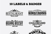 10 Vintage Badges and Logos Vol4, a Branding & Logo Template by shazi (Thumbnail 1 of 11)