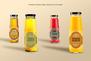 Fruit Juice Glass Container Mockup, a Cups & Container Mockup by Designertale (Thumbnail 2 of 8)