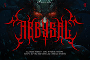 Darkson Typeface, a Blackletter Font by alit design (Thumbnail 6 of 20)