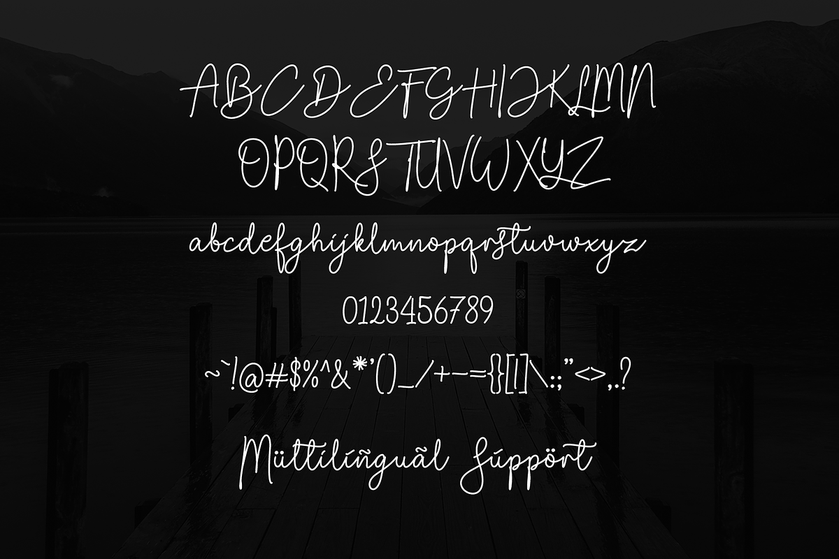Timber Lake, a Script Font by RT Studio (Photo 7 of 8)