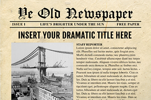 Powerpoint Newspaper Templates