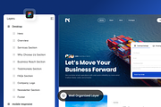 Nexxa - Industrial Website, a Landing Page Template by SLAB! Design (Thumbnail 2 of 4)