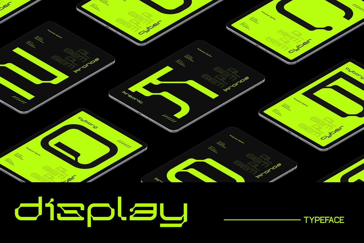 Algem - Futuristic Display Font, a Symbol Font by Font For Zula™ (Photo 4 of 19)