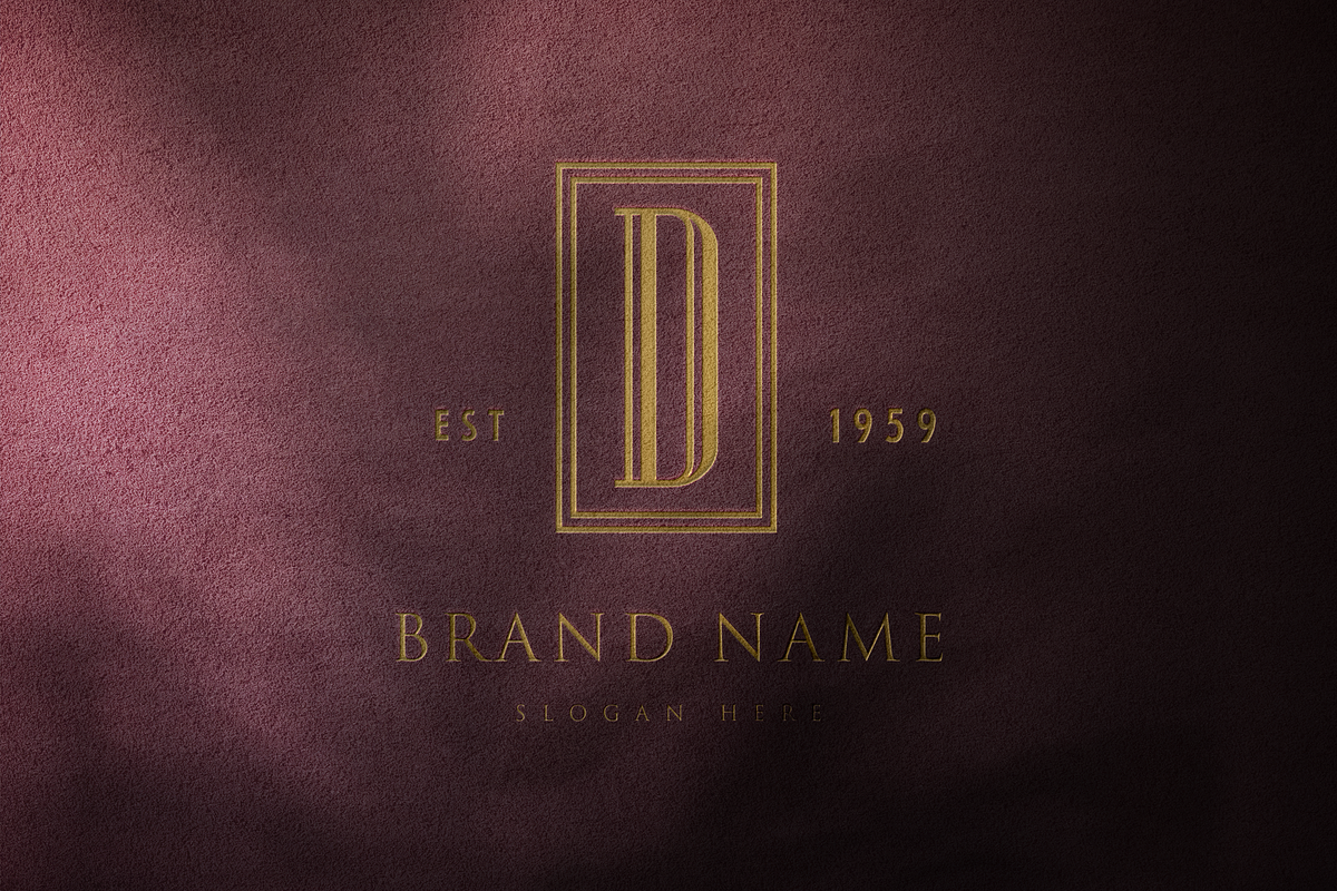 D letter MINIMAL VINTAGE LOGOS, a Branding & Logo Template by Hamed Studio (Photo 3 of 6)