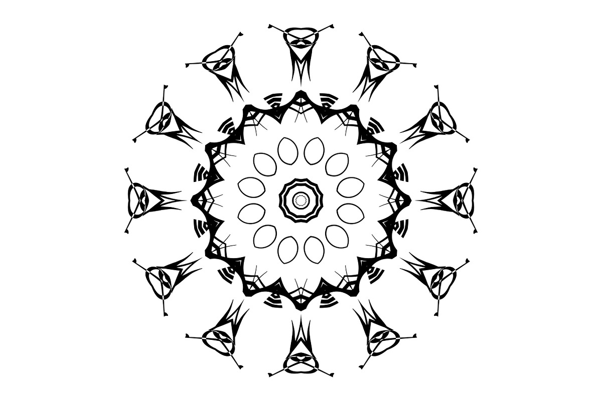 Spiritual Mandala Artwork Bundle, a Decorative Illustration by NJ Himel (Photo 89 of 104)