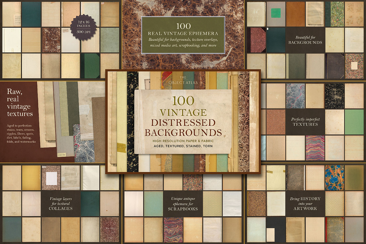 Vintage Bundle – 60% Off! – 21 Packs, an Object Graphic by The Object Atlas (Photo 20 of 26)