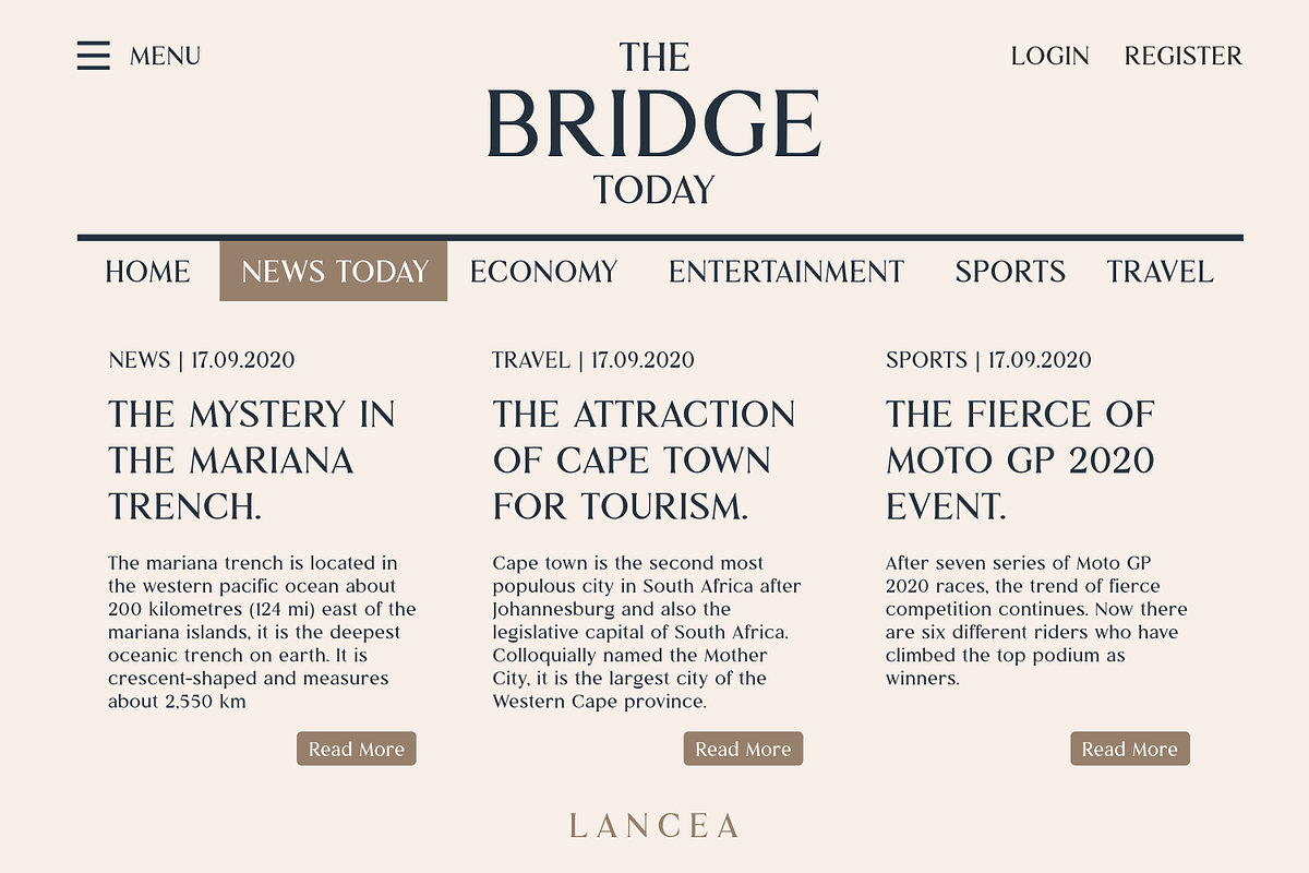 Lancea Font, a Serif Font by Asenbayu (Photo 8 of 11)