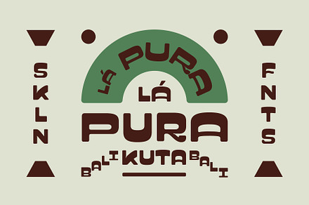 SFC La Pura, a Slab Serif Font by Skilline Supply Co.