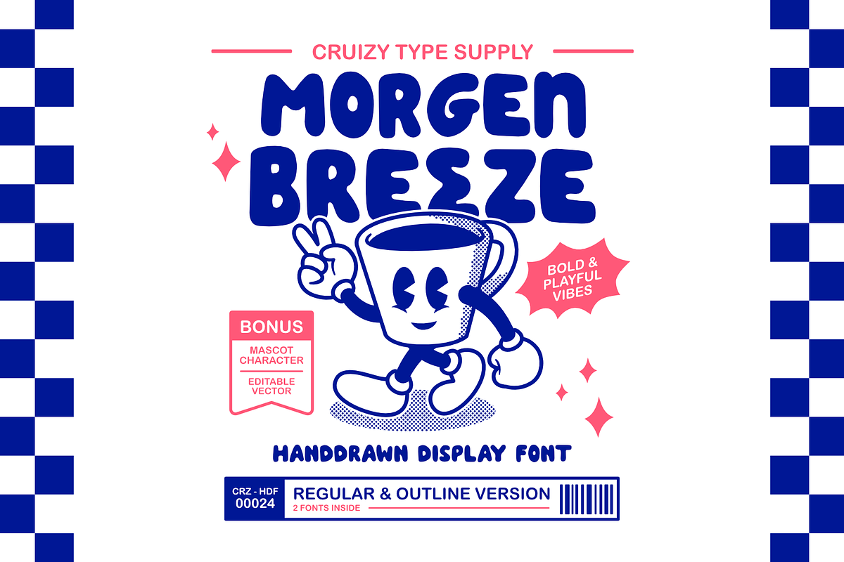 Morgen Breeze - Handdrawn Display, a Sans Serif Font by Cruizy & Co (Photo 1 of 10)