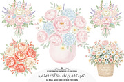 18 Whimsical Spring Flowers Clipart, an Illustration by GatewayDesign (Thumbnail 1 of 5)