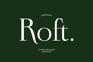 Roft - Quiet Luxury Minimalist Serif