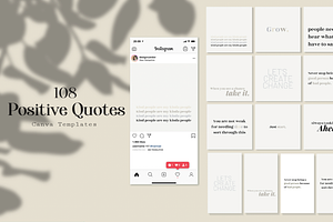 108 Canva Templates - Quotes