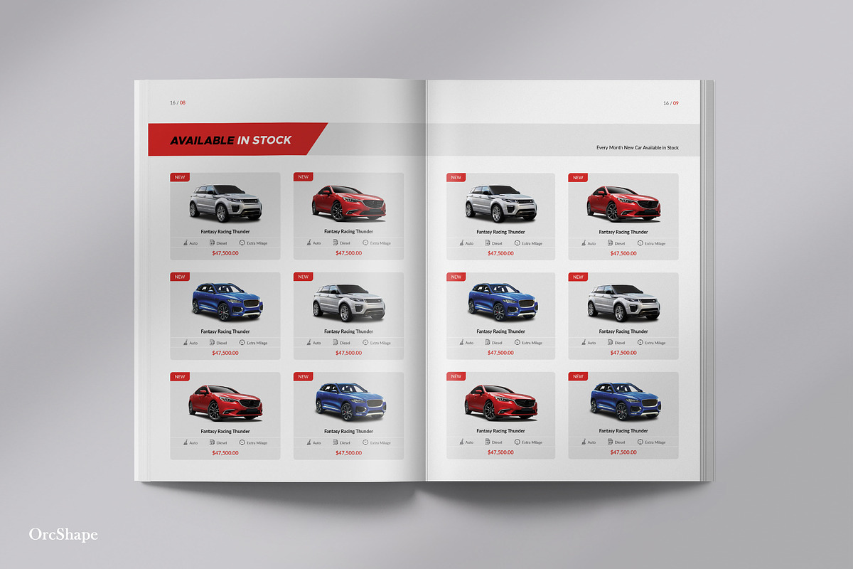Car Brochure + Powerpoint Template, a Brochure Template by Orcshape Studio (Photo 6 of 13)