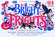 Bright Frights Halloween PNG Bundle, an Object Graphic by Designertale (Thumbnail 1 of 10)