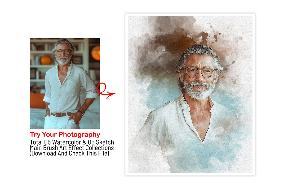 Custom Portrait Painting Effect, an Action Add-On by MRI STUDIO (Photo 11 of 39)