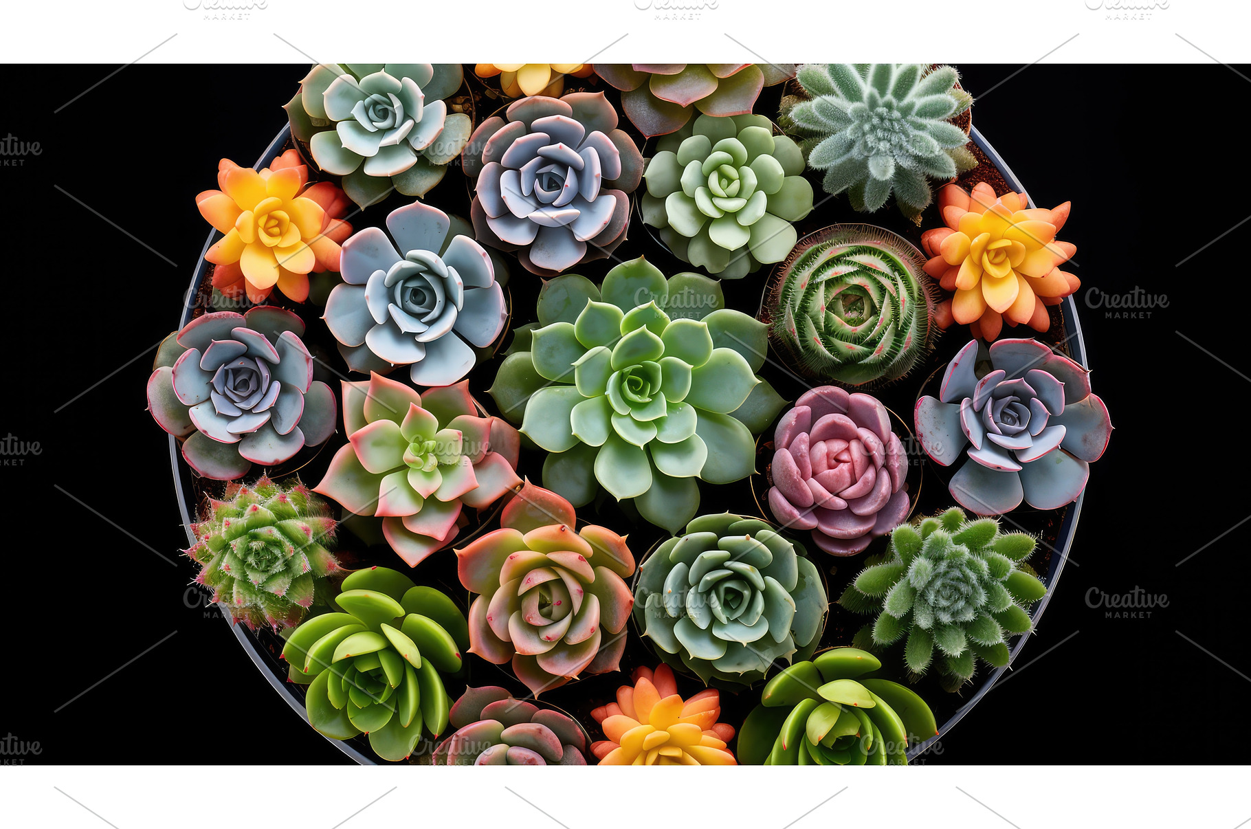 shapes succulent top view white, a Background Photo by pikepicture