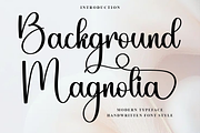Background Magnolia, a Handwritten Font by FreshTypeINK (Thumbnail 1 of 8)