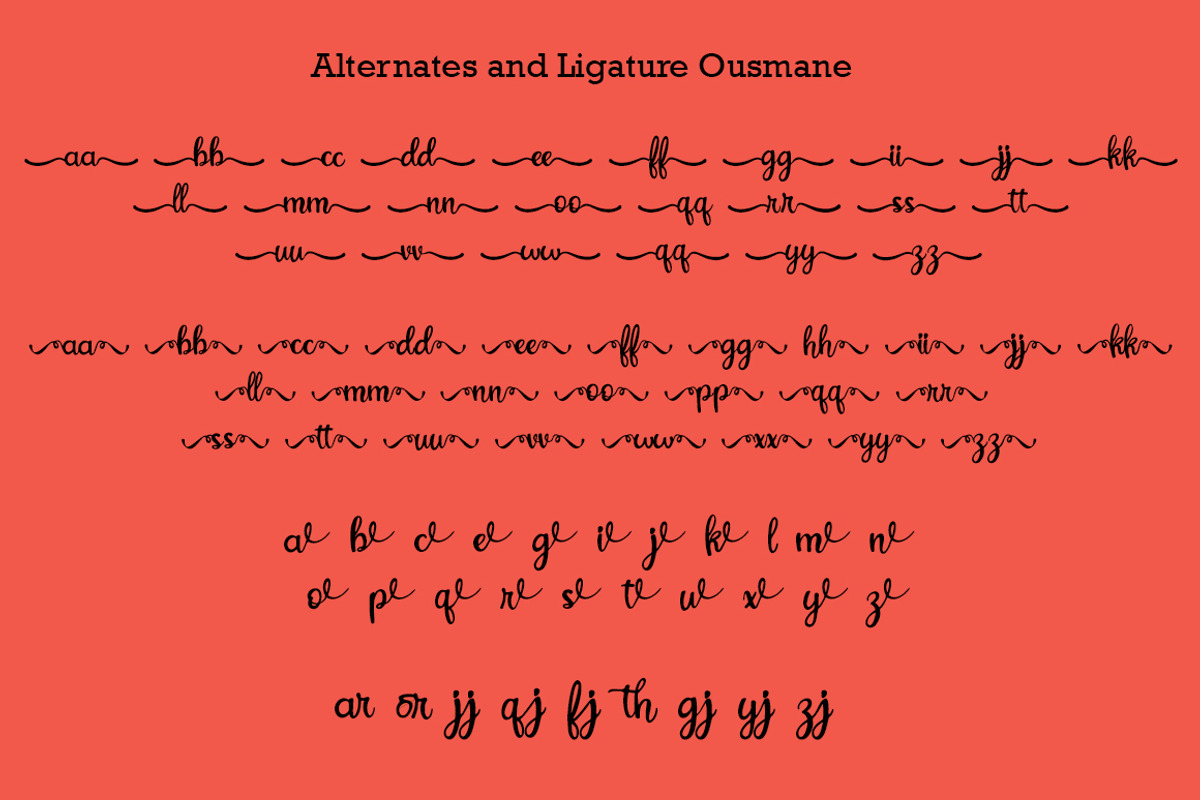 Ousmane Dembele, a Script Font by Zaenal Studio (Photo 6 of 13)