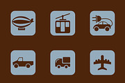 42 TRANSPORT simple icons, an Icon by Palau (Thumbnail 4 of 5)