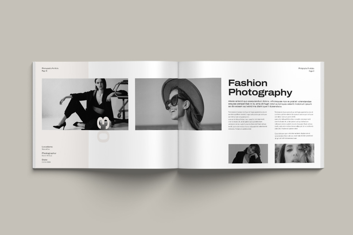 Photographer Portfolio Landscape, a Brochure Template by Pixelpick (Photo 5 of 9)