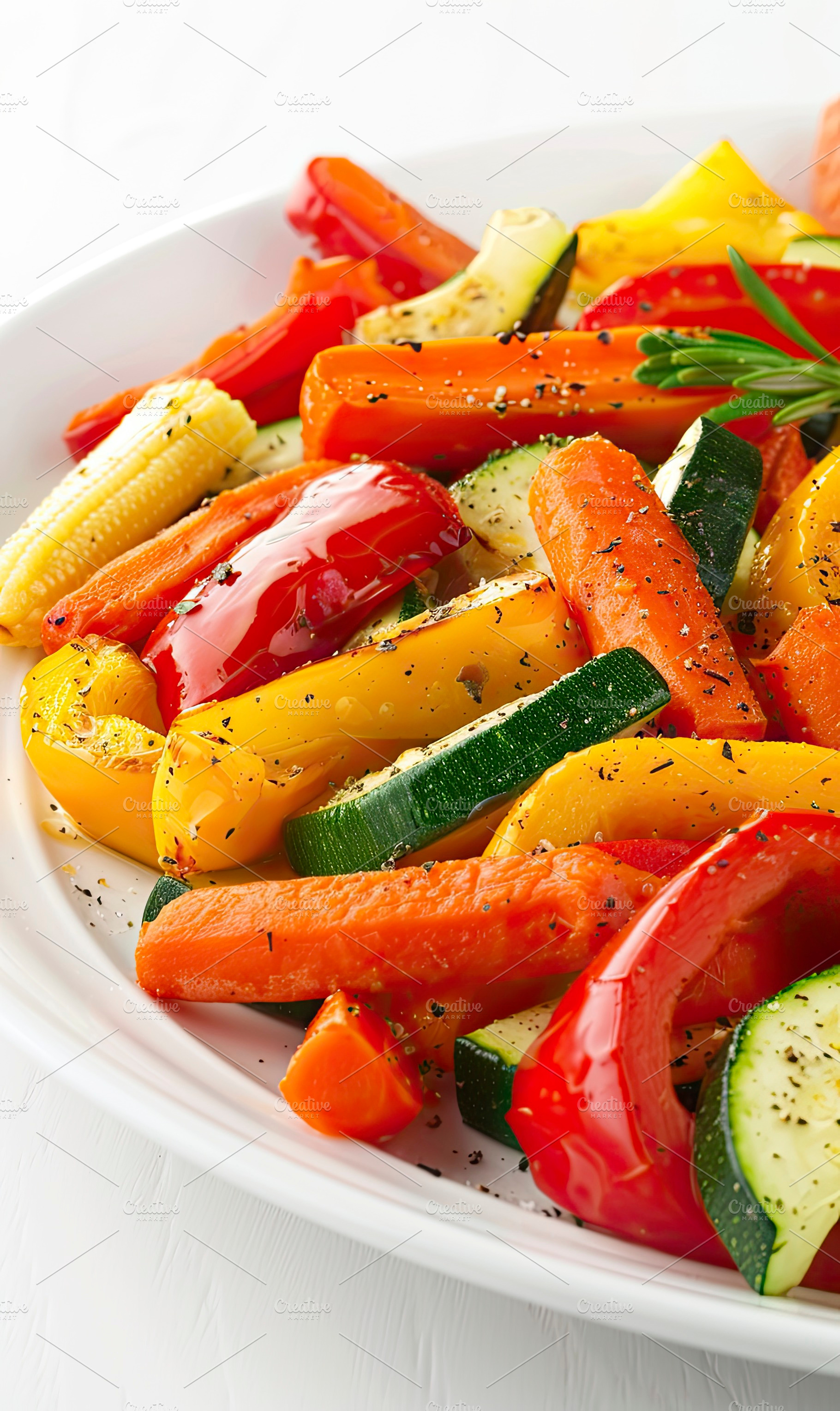 Freshly Prepared Colorful Vegetable, a Photo by LOGOCREATIVE