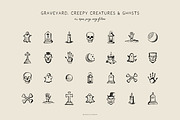 SPOOKY HALLOWEEN illustrations, a Seasonal Illustration by Crocus Paperi (Thumbnail 2 of 5)