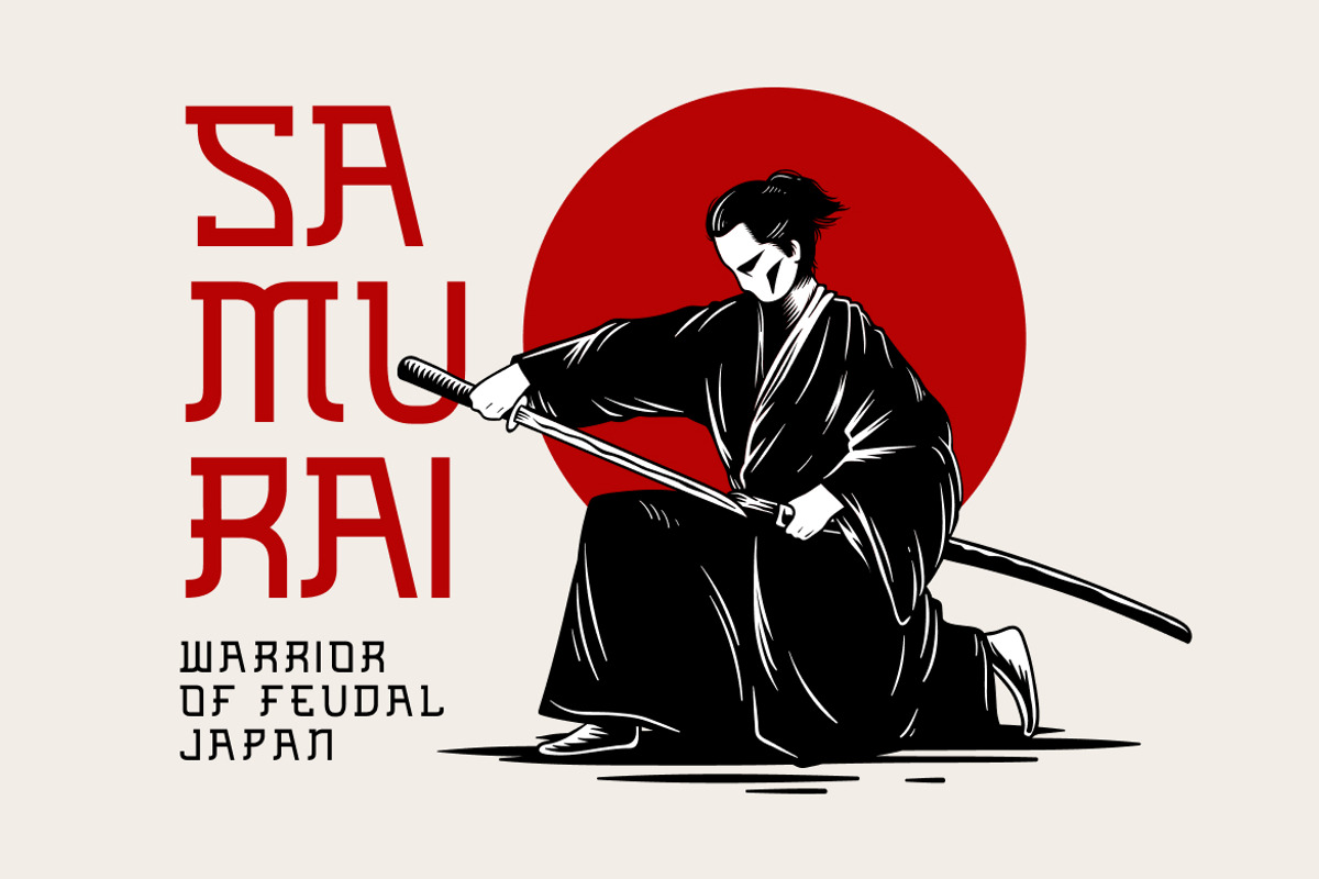 Shinobi Japanese Font Style, a Sans Serif Font by Vadovastd (Photo 4 of 7)