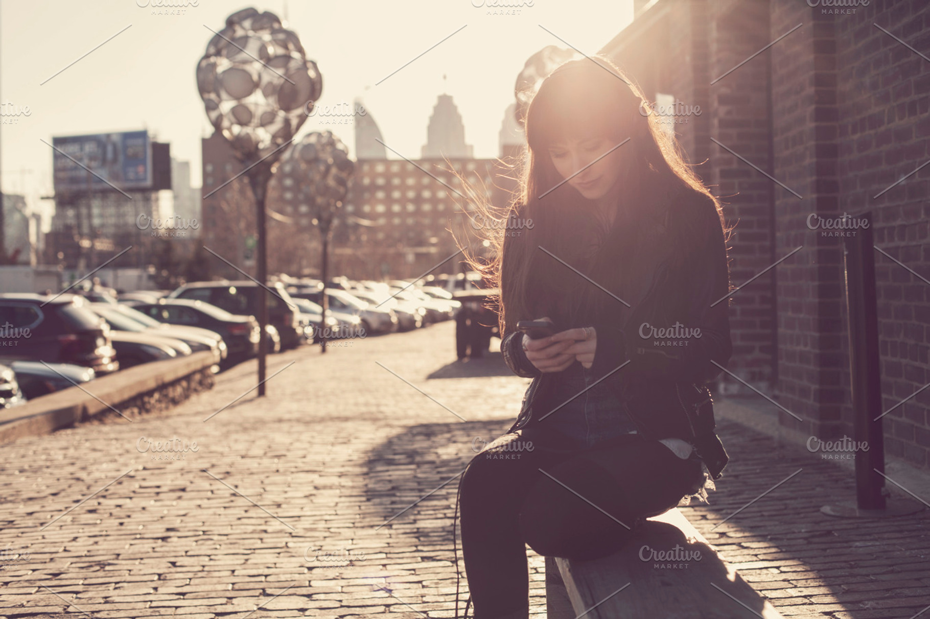 Texting In The Sun