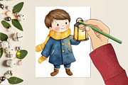 Little Prince Watercolor Clipart, a Seasonal Illustration by CitraGraphics (Thumbnail 5 of 6)
