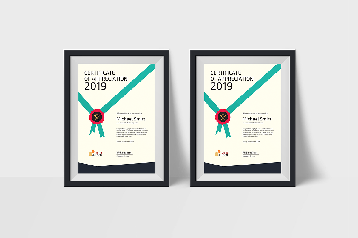 Multipurpose Certificates, a Stationery Template by silukEight (Photo 4 of 7)