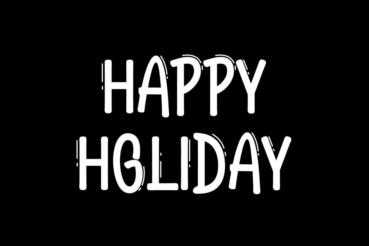 Holiday Christad - Christmas Font, a Font by QR Design Studio (Photo 2 of 6)