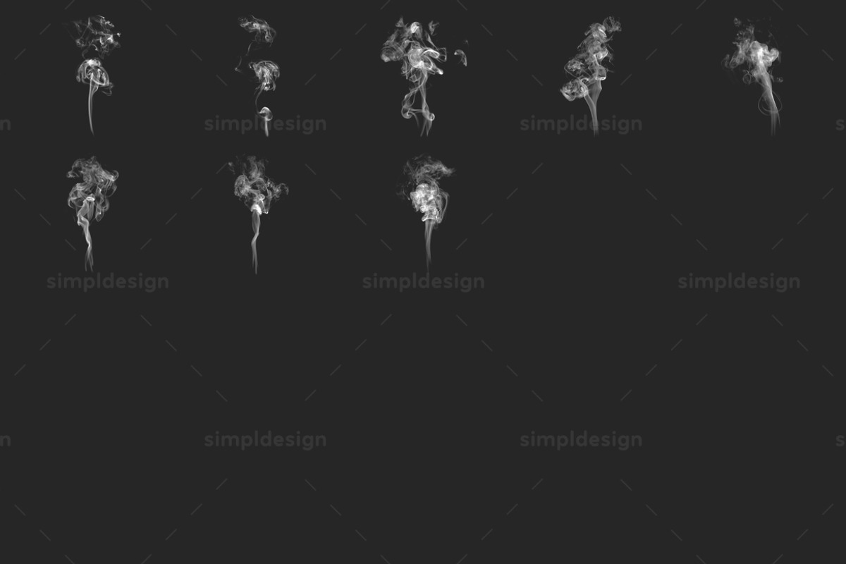 28 Smoke Photoshop Brushes, a Brush Add-On by SimplDesign (Photo 3 of 3)