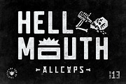 HELL MOUTH, a Handwritten Font by SON OF THIRTEEN (Thumbnail 1 of 4)