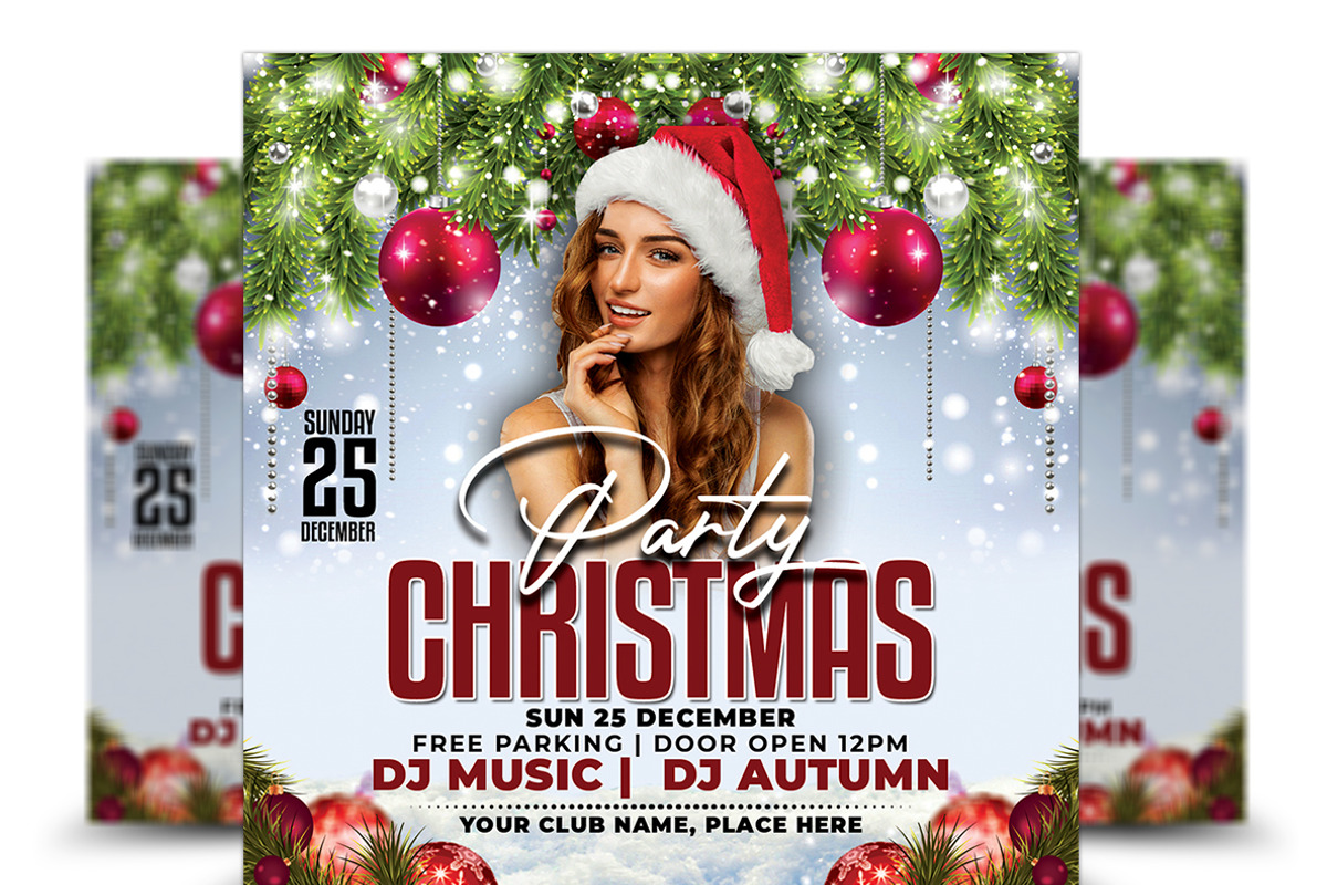 Christmas Flyer, a Flyer Template by AfzaalGraphics (Photo 1 of 2)