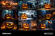 Halloween. 49 images, a Holiday Photo by Handmadefont (Thumbnail 10 of 12)