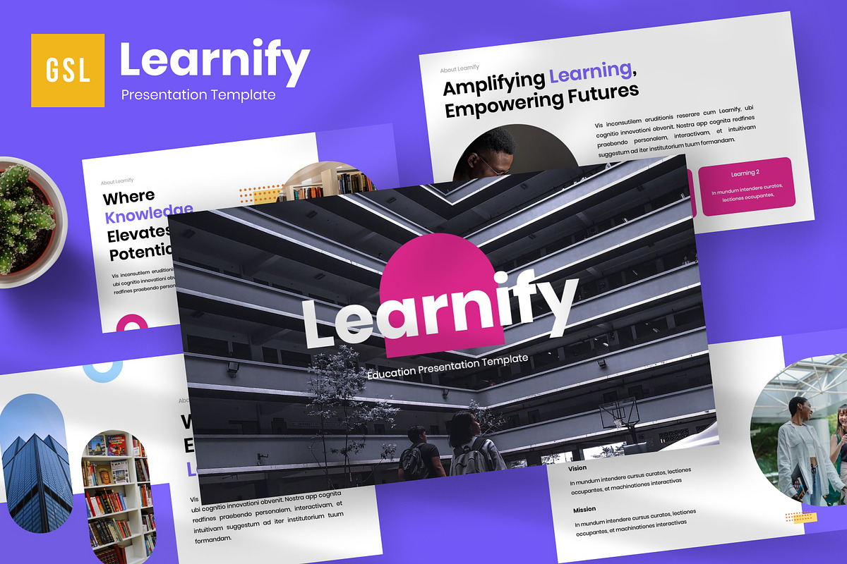 Learnify – Education Google Slide, a Presentation Template by Panen Creative (Photo 1 of 6)